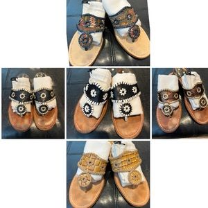 Jack Rodgers Sandals $25 or 5 pair for $99, GUC